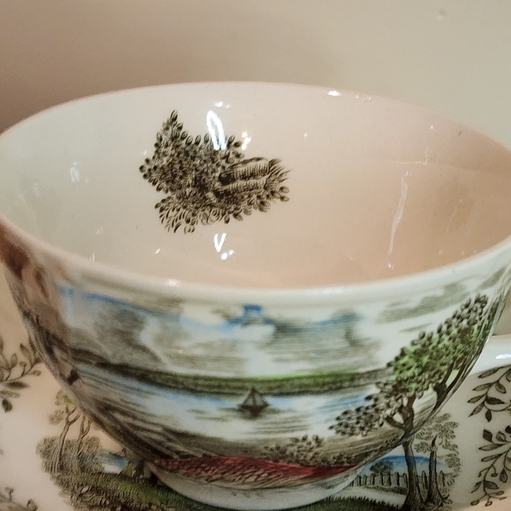 Johnson Brothers Cottage Garden Breakfast cup & saucer Made England Windsor Ware - Picture 6 of 16
